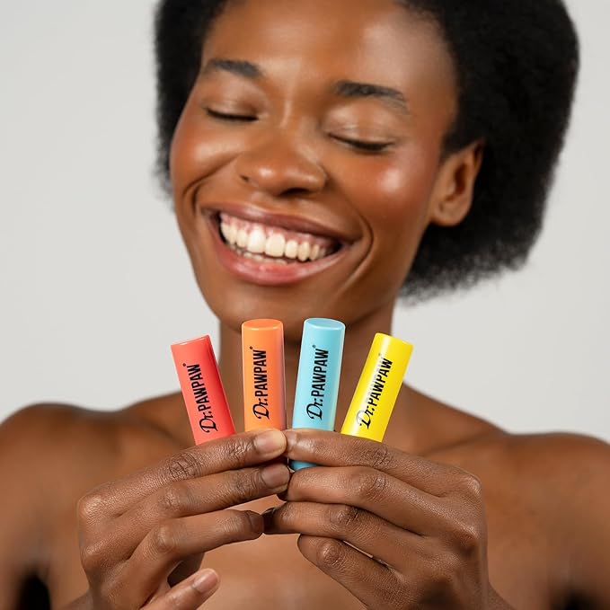 Original Lip Balm Set - Hydrating Lip Balm Moisturizer with Aloe Vera for Deep Nourishment - Castor Oil Enriched - 3 pc