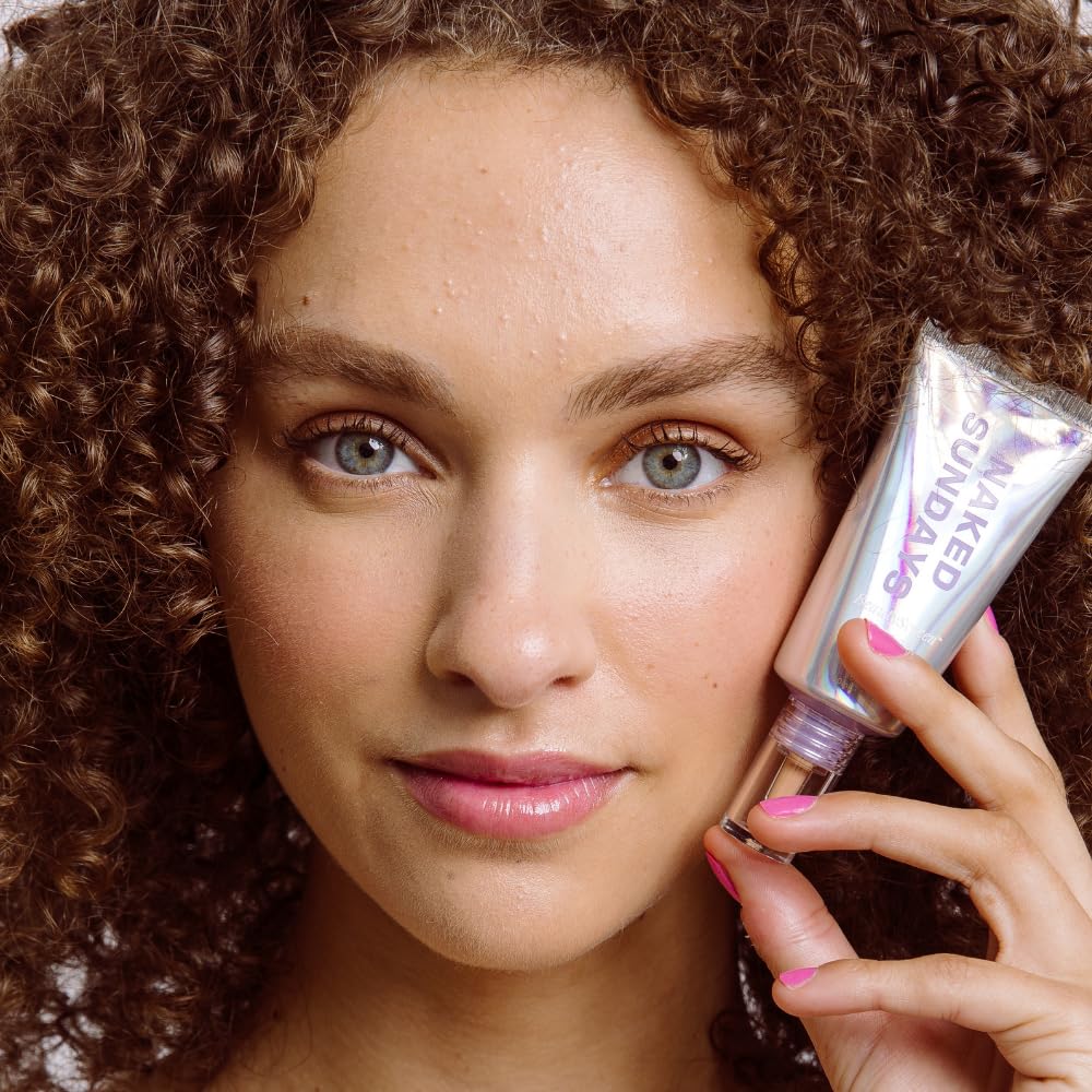 Naked Sundays BeautyScreen™ SPF 50 Mineral Peptide Foundation Tint – 2-in-1 Skin Tint & Mineral Sunscreen | Radiant, Buildable Coverage, Acne-Safe, Infused with Peptides (3 Warm Honey, 1.01 oz)