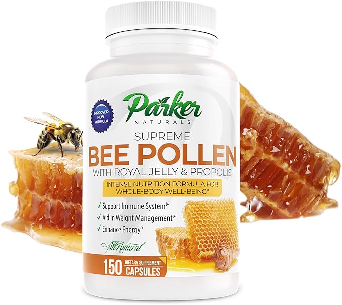 Best Bee Pollen, Royal Jelly, Propolis 150 Vegetarian