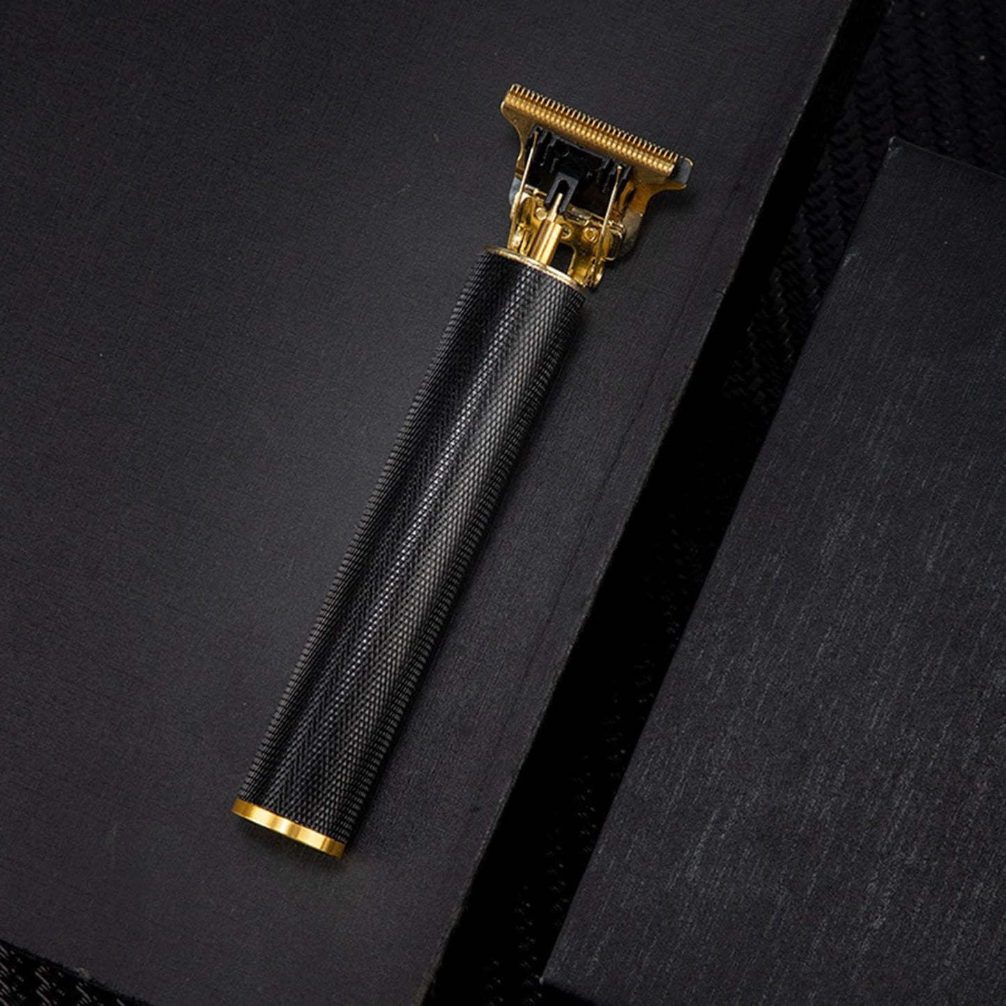 Professional Cordless Hair Clipper and Trimmer for Men, T Blade Zero Gapped Rechargeable Beard Shaver, Hair Cutting Kit With Ear Spoon Tool Set, Black