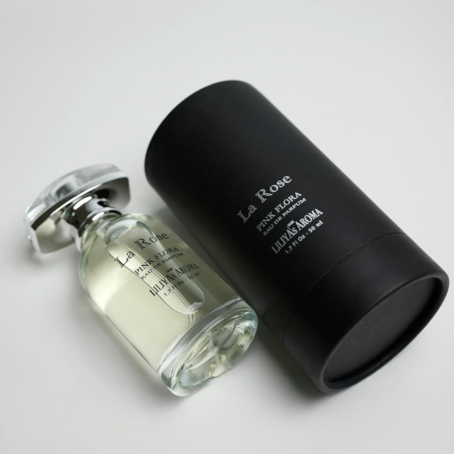 Liliya's Aroma La Rose Eau De Parfum for Women – Magnolia & Rose Fragrance – 1.7 Fl Oz | Elegant Floral Perfume with Tangerine, Bergamot, Peony & Vanilla | Long Lasting Luxury Scent