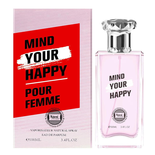 Hybrid & Company Women Mind Your Happy Forever Pour Femme Eau De Toilette Vaporisateur Natural Spray 3.4 Fl Oz