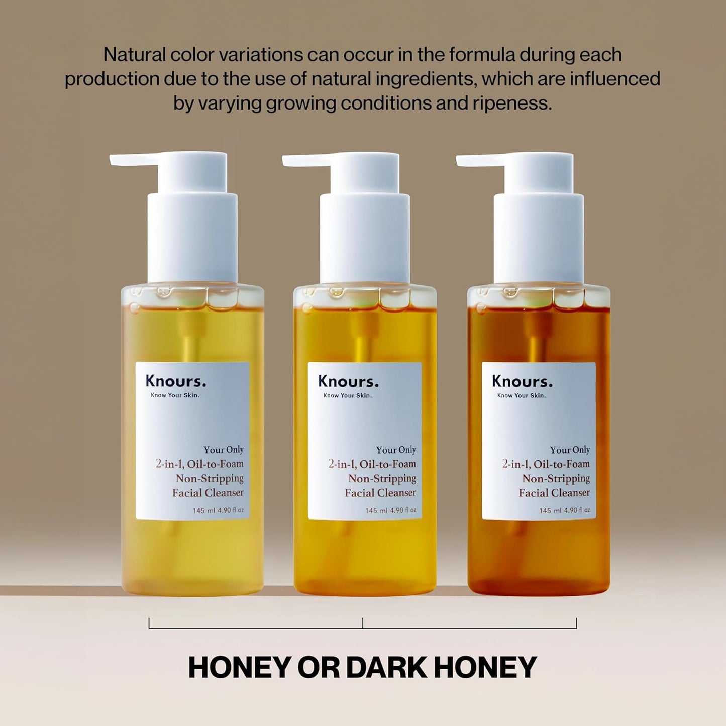 Korean Cycle and Hormone Conscious 3 M's 2-in-1 Makeup Remover | Oil-to-Foam Non-Stripping Cleanser | Jojoba + Honey | EWG Verified | Non-Drying | 145ml/4.97oz