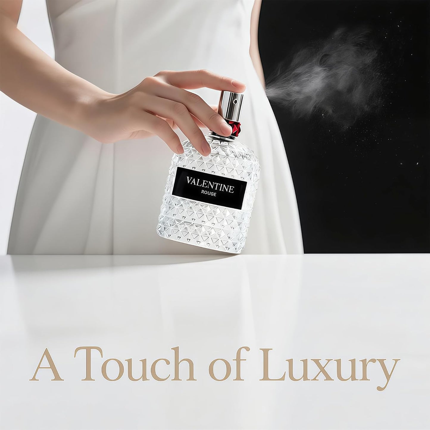 Valiant Rouge Perfume for Women, Floral Notes Eau de Parfum Spray Casual Daily Cologne 3.4 Fluid Ounce/100Ml Women Fragrance Daytime & Casual Use, for all Skin Types