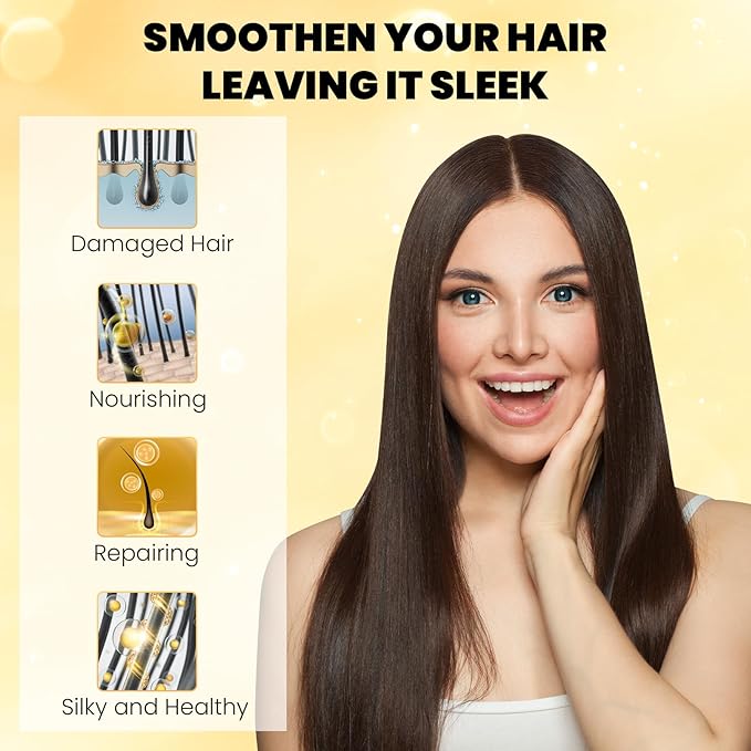 Meidu Keratin Hair Mask Treatment, Hair Mask for Dry Damaged Hair, Deep Repair Conditioning Hair Mask, Coconut Oil Hydrating Hair Mask for All Hair Types (16.9 Fl Oz)