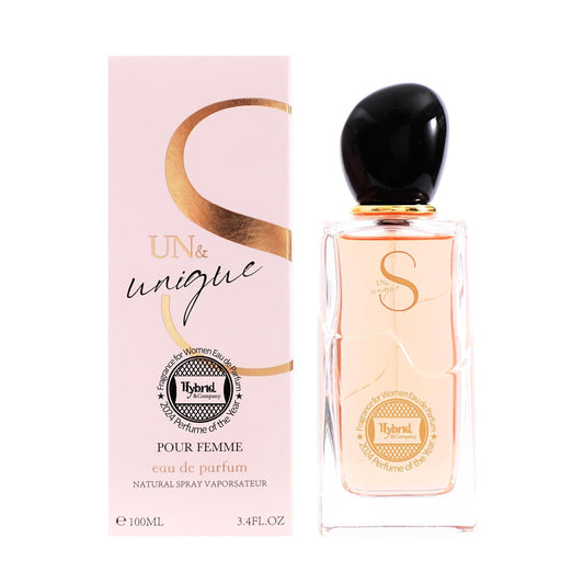 Hybrid & Company Women Sun&Unique Pour Femme Eau De Parfum Vaporisateur Natural Spray 3.4 Fl Oz