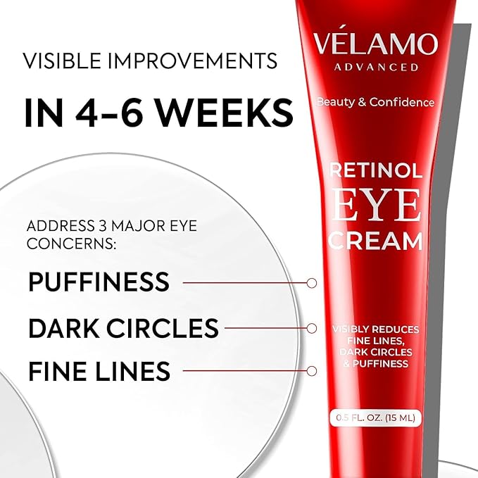 Instant Eye & Face Lift Cream: Rapid Under Eye Bags Wrinkle Smile Lines Forehead Lines Remover - Temporary Firming & Tightening Treatment in 2 Minutes - Retinol Eye Cream Anti Aging Anti Wrinkles 15g