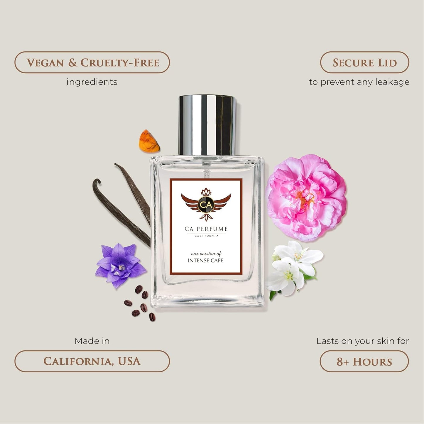 CA Perfume Impression of White Patchouli For Women Fragrance Eau de Parfum Spray Bottle 1.7 Fl Oz/50ml-X1