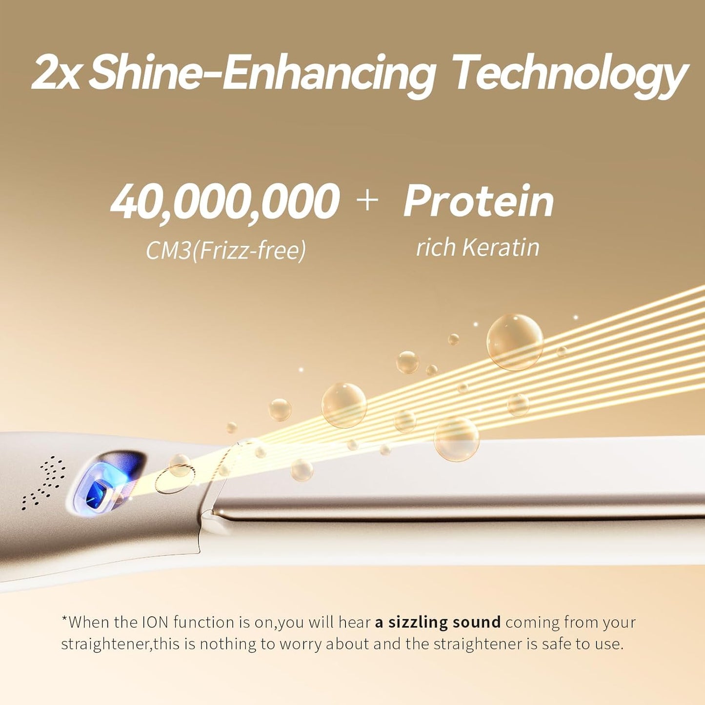 Small Flat Iron 1/2 inch Pencil Flat Iron for Edge, Short Hair, Pixie Cut and Bangs, French bob Iron for Edges with Anti-Pinch Design,with Anion Function-Dual Voltage for Travel (White)