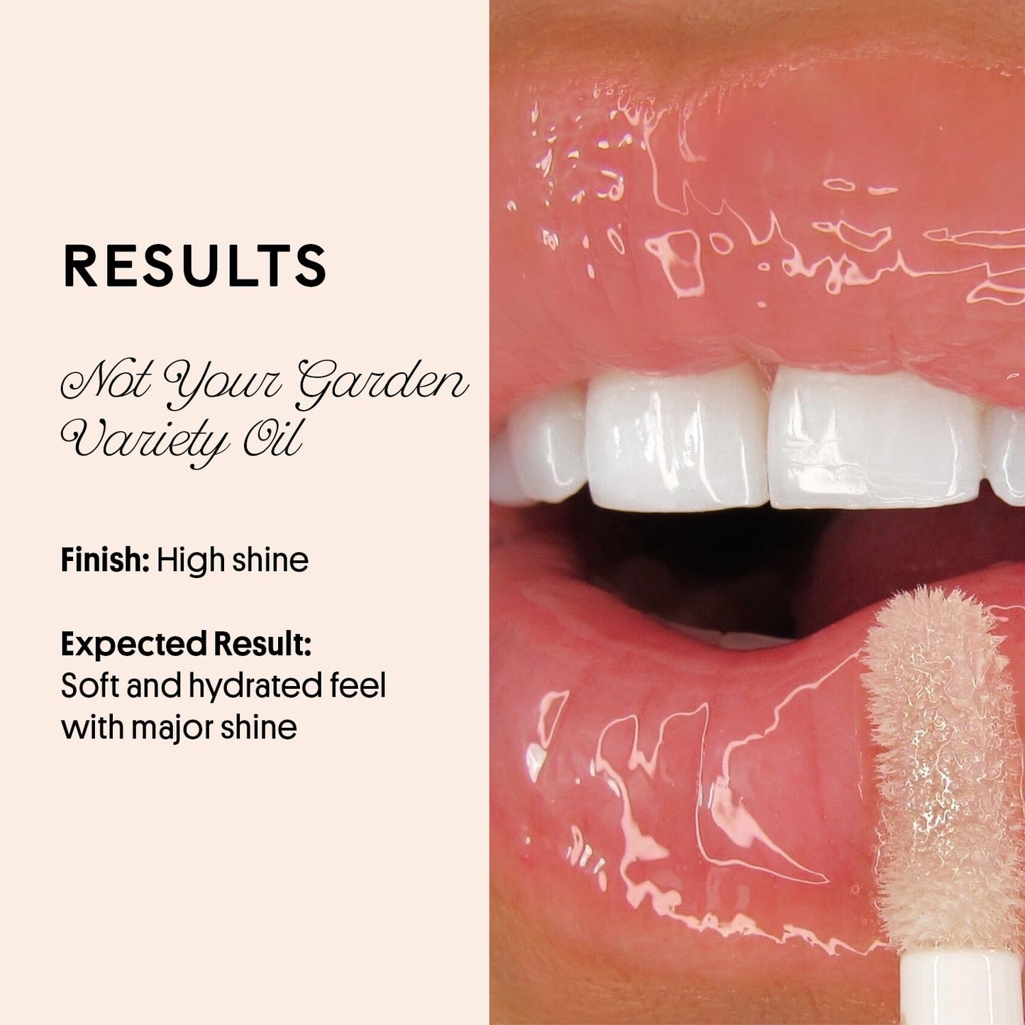 Winky Lux Flower Petal Lip Oil - Silky Shine & Hydrating Non Sticky Lip Gloss, Infused with Real Flower Petals & Nourishing Jojoba Oil, with Soft Vanilla Scent