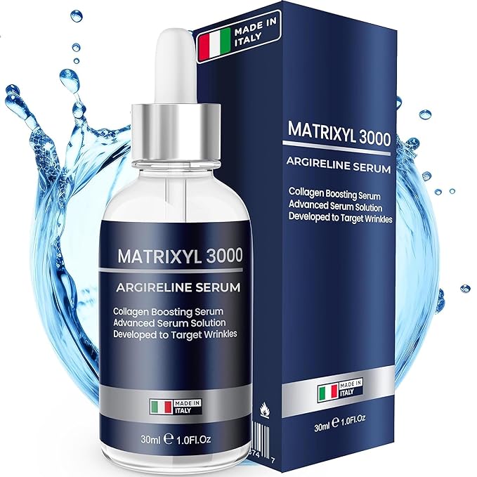 Under Eye Cream for Puffiness & Dark Circles + Argireline & Matrixyl 3000 Serum Bundle - Anti-Aging Eye Cream and Collagen-Boosting Face Serum for Fine Lines, Wrinkles, and Hydrated Skin