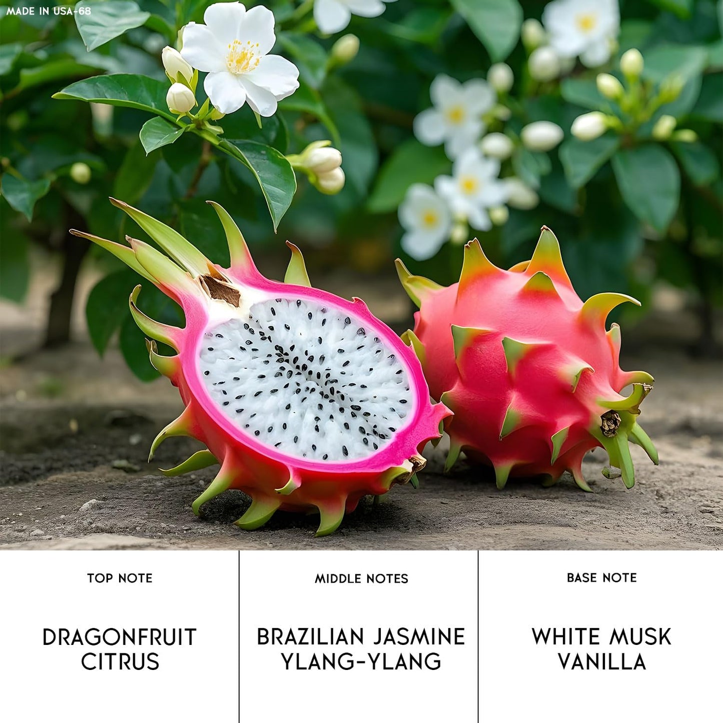 Pheromone Cologne for Men &Women, Inspired by So/l de Ja/neiro's Brazilian Crush, Pheromones Perfumes for Women, Fruity, Floral Notes. 0.6fl. Travel Perfume (BRAZILIAN JASMINE&DRAGONFRUIT)