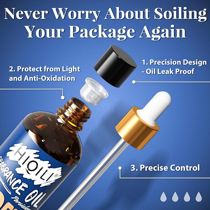 HIQILI Coffee Fragrance Oil 100ml for Candle Making, Soap Slime Scents Essential Oils for Diffuser, Scented Oil for Home Car Soy Wax, Christmas