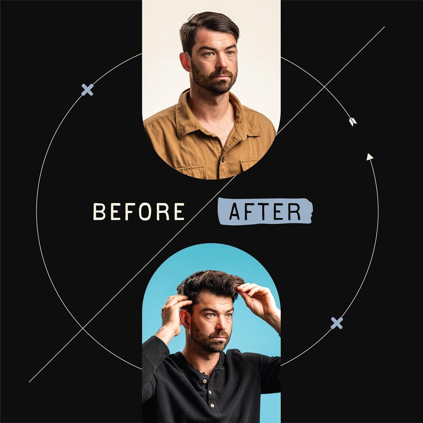 Hair Texture Powder | Natural Matte Finish | All day hold | Styling Powder Adds Texture and Volume | Absorbs oil | Clean Plant-based Formula (45g Shaker Bottle, Unscented)