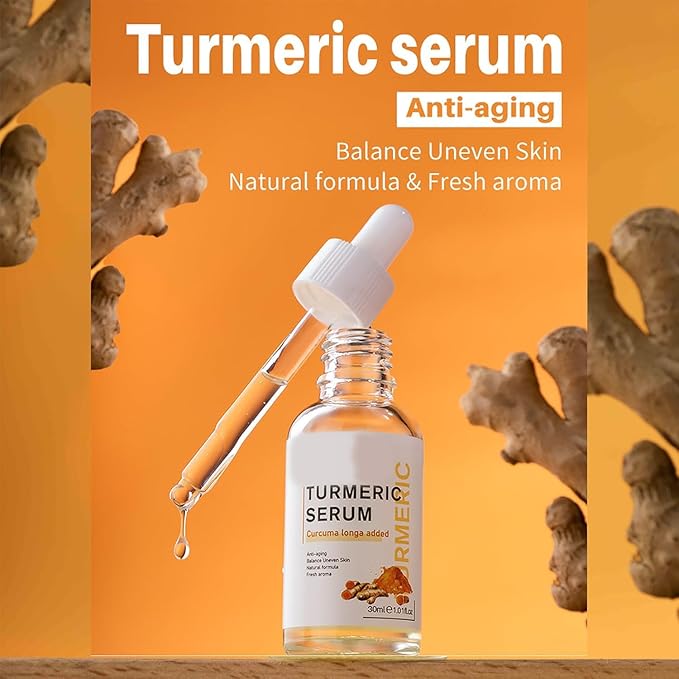 Lumibalm for urmeric Dark Spot Serum Oil, Turmeric Face Serum Oil, Bright Skin Dark Spot Corrector Face,Turmeric Facial Serum,Turmeric Face Serum Oil,Turmeric Face Oil Moisturizing.