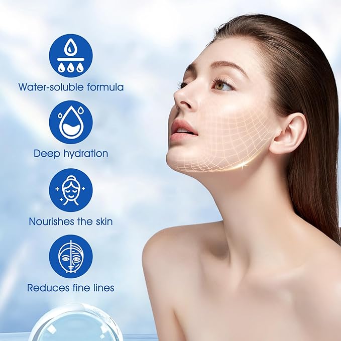 Hyaluronic Acid Powder, Hyaluronic Acid Powder for Skin Care, Low Molecular Weight, Vegan Cosmetic Grade, Water-Soluble Moisturizing Ingredient for DIY Facial Serum & Anti-Aging Skincare