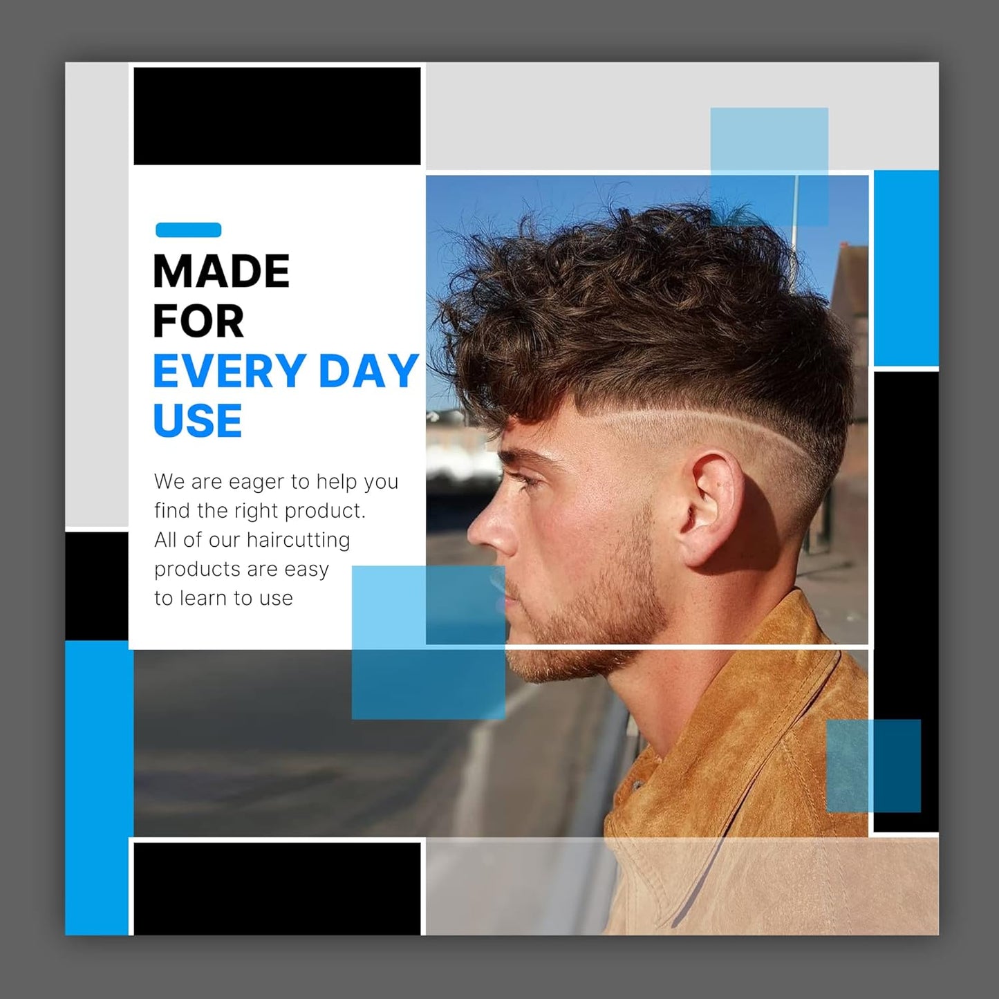 Clipper Guards Compatible with Wahl 10 12 14 16 18 20 Hair Clipper Guards 6pcs Extra Long Clipper Guard Attachments 2.5 Inch Clipper Guides Multiple Sizes Universal 2.5", 2.25", 2", 1.75", 1.5", 1.25"