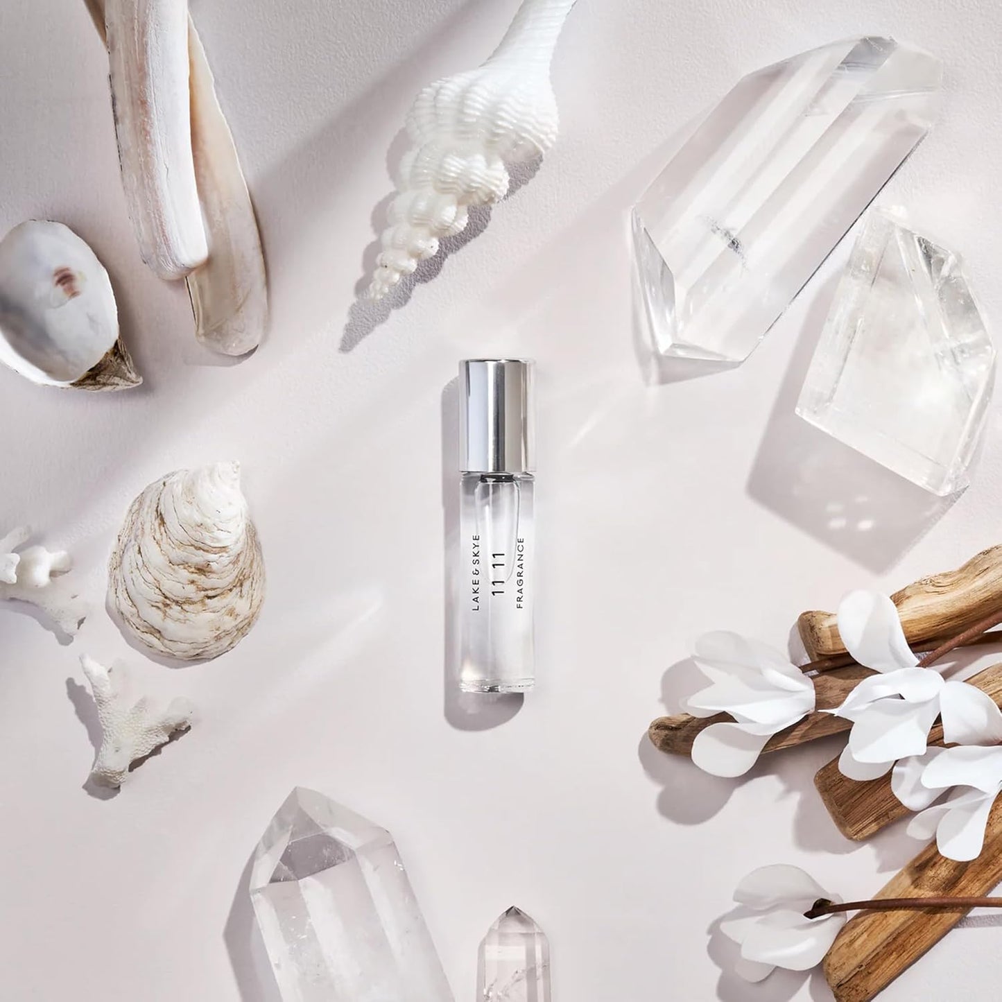 Lake & Skye 11 11 Eau de Parfum Travel Spray, Long Lasting Fragrance, 0.5 fl oz (15 ml) - Sheer & Uplifting Scent, Skin Musk