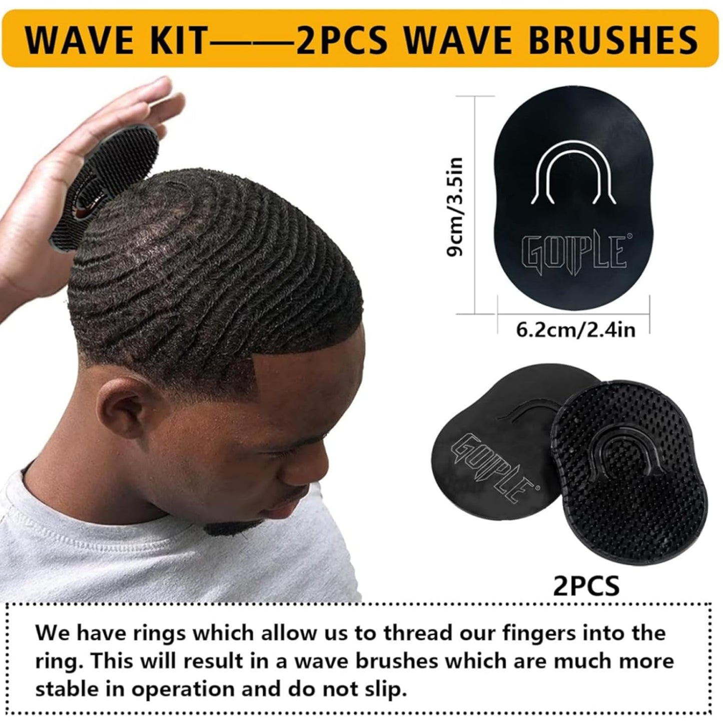 Silky Durags for Men Wave Pomade Strong Hold Easy Wash 360 Wave Training Hair Cream, Waves Grease for Men Promotes Layered Waves Silky Satin Durag Extra Long Tails Wave Brushe Silky Durag Wave Cap Set