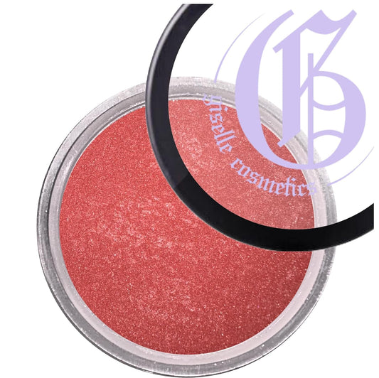 Red Hawaii Matte Blush Makeup Mineral Makeup Pure Talc Free Minerals Matte Loose Face Makeup Powder Blush for Cheeks 5 Gram Travel Size