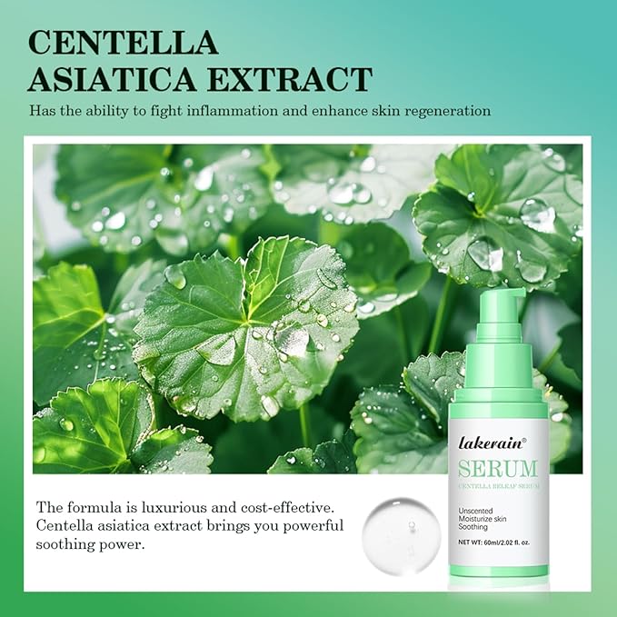 NICEFACE Centella Releaf Serum, Soothing, Calming, Facial Serum for face, Vegan & Cruelty-Free