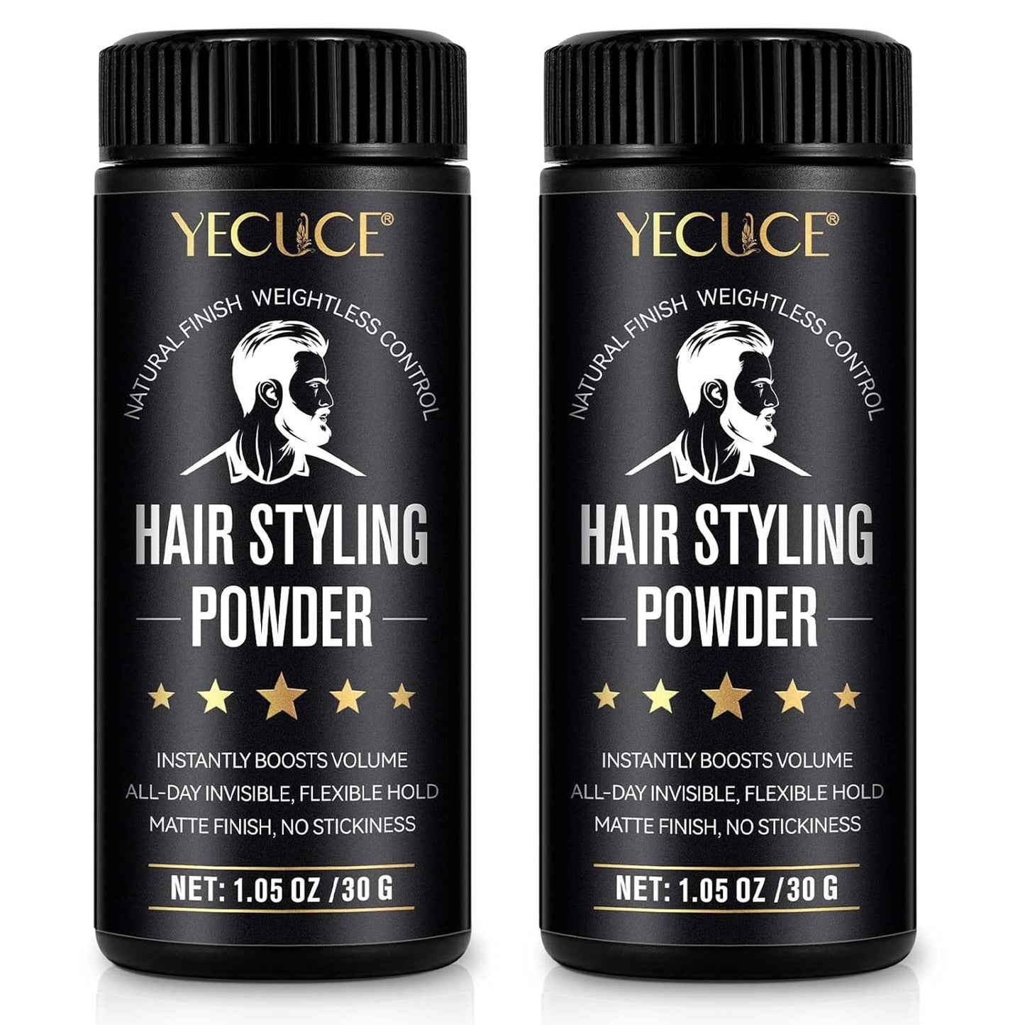 NIFEISHI Texture Powder for Men, (1.05oz of 2Pack) Hair Styling Powder for All Hair Types, Easy to Apply, Natural Matte Hairstyle, Texturizing and Volumizing, High Hold