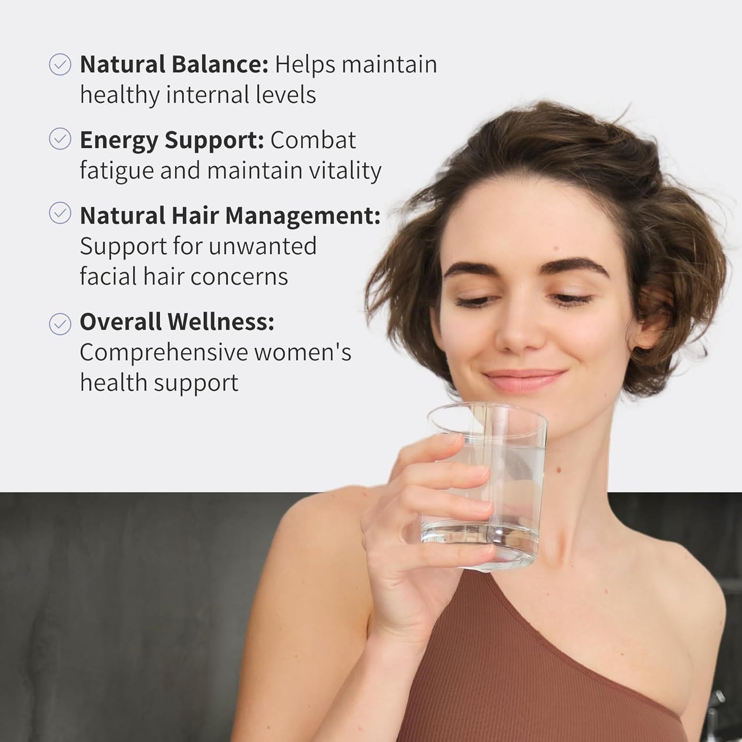 Nourished AndroEase Plus - Natural Balance Supplement for Women - Vegan Formula with Zinc & Saw Palmetto - 240 Capsules for Daily Wellness & Vitality - Made in USA