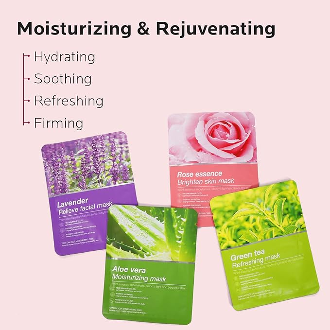 Colorfarm Facial Steamer Skin Care Set: Face Steamer Home Spa Kit Deep Cleaning Unclogs Pores with 6 Skin Care Tools - Spa Relaxing Self Care Gifts for Women (Daily Skincare Essentials Combo)