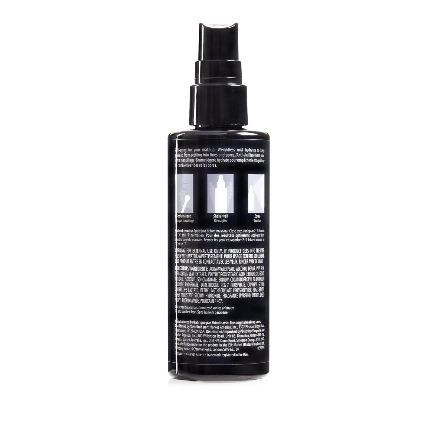 Motives 10 Years Younger Makeup Setting Spray - Long-Lasting Hold, Minimizes Slippage, Flawless Finish, Minimizes Pores, Lines, Wrinkles & Scars, Makeup Setting Spray, Oil-Free, 4 fl. oz