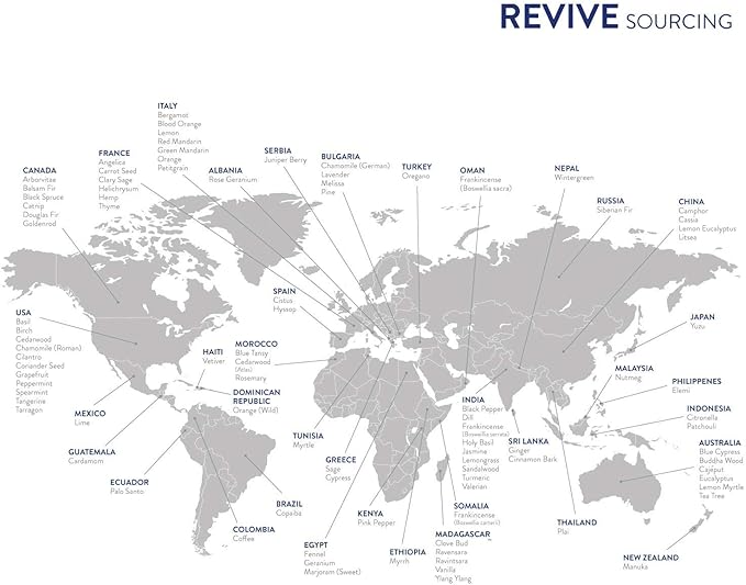 Frankincense King Essential Oil Blend 30mL by Revive Essential Oils - 100% Pure Therapeutic Grade, for Diffuser, Humidifier, Massage, Aromatherapy, Skin & Hair Care