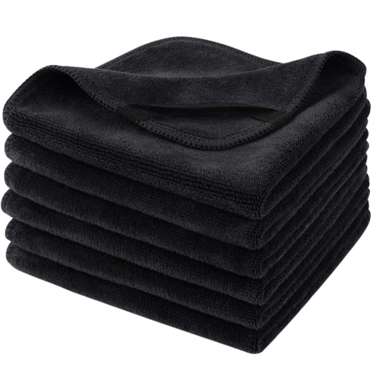 SINLAND Microfiber Facial Cloths Fast Drying Washcloth 12inch x 12inch Absorbent Face Wash Cloth Soft Makeup Remover Cloths