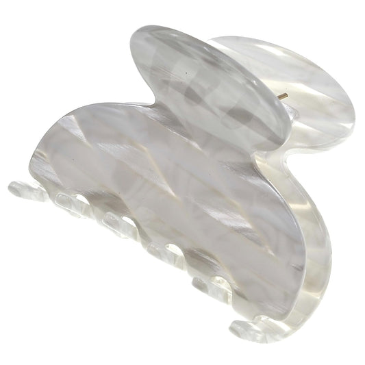 Camila Paris CP3065 French Hair Clip for Women, Handmade, White, Small, Girls Hair Claw Clips Jaw, Durable Styling Hair Accessories for Women, Strong Hold No Slip Grip, Made in France