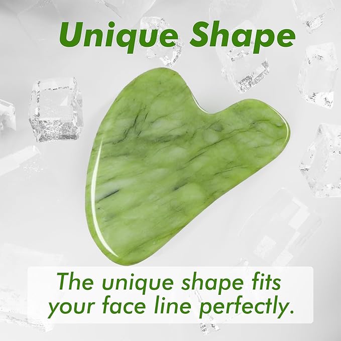 Ice Roller & Gua Sha Set, Skin Care for Face Wrinkles and Puffiness, Self Facial Massage Tools-Orange