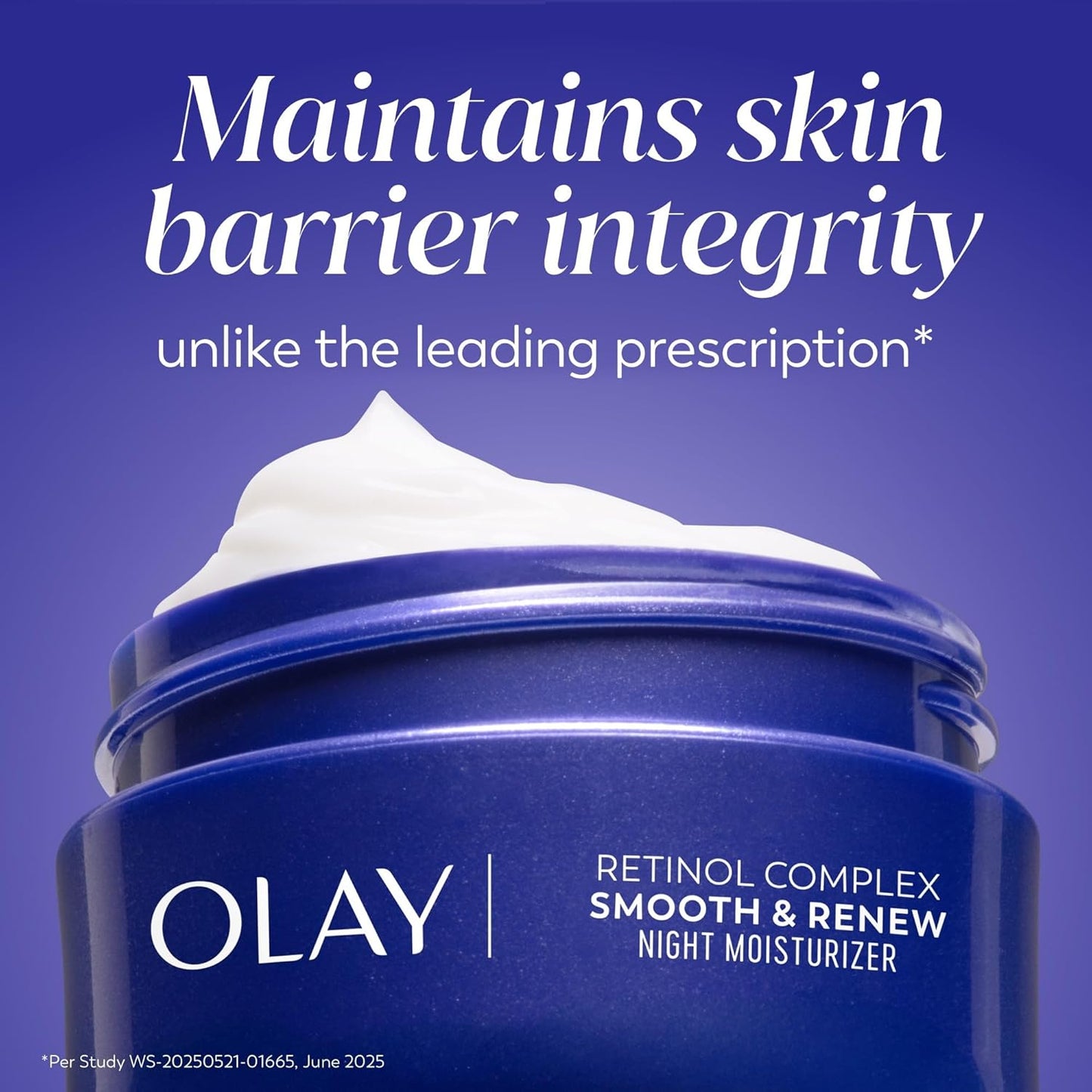 Olay Regenerist Retinol Face Moisturizer, Smooth & Renew Cream for Women, Fragrance-Free - Anti-Aging, Anti-Wrinkle, Fine Lines, Tightening, Brightening - Recyclable Eco Jar, Non-Greasy, 2 Oz