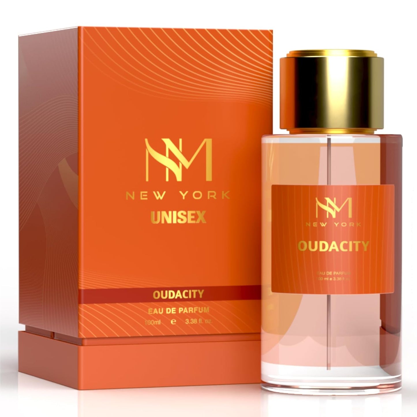 NOURISH MANTRA NM New York Oudacity Luxury Perfume | Premium Long Lasting Fragrance Spray | With Aromatic Blend of Musky & Fruity Notes | Unisex Perfume | 100 ml