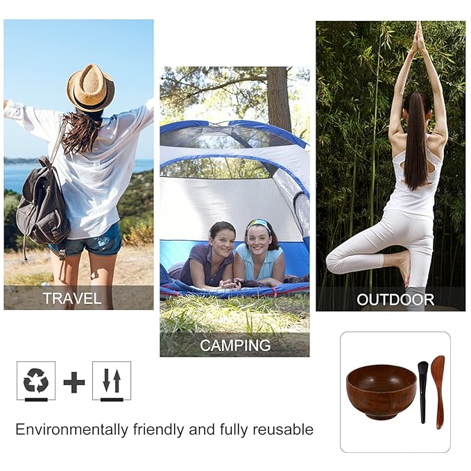 3 sets Face Mask Mixing Bowl Kit Brush Spatula Practical Facial Mask Tool Skin Care Beauty,Facial Mask Bowl Set