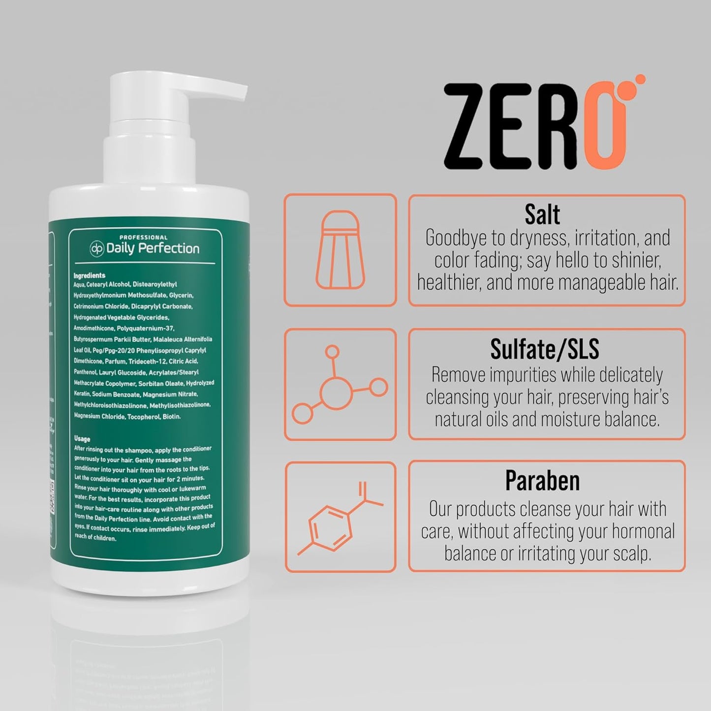 (dp) Tea Tree Conditioner – Hydrate & Soothe Dry Scalp and Hair – Clean + Salon-Grade Formula with Biotin & Keratin