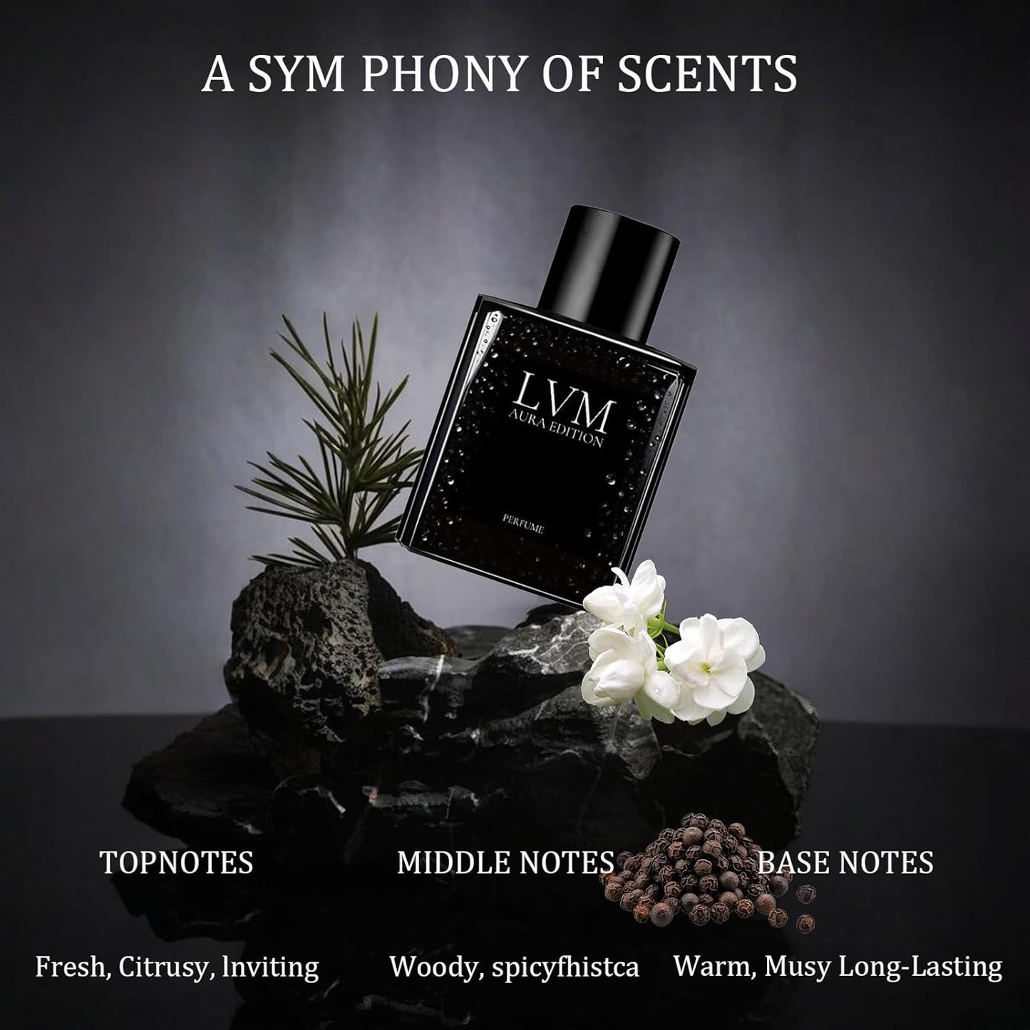 for Men, Long Lasting Cologne for Men, Social Scent for Confidence, Fresh Woody Fragrance for All Occasions, 50ML (1 PC)