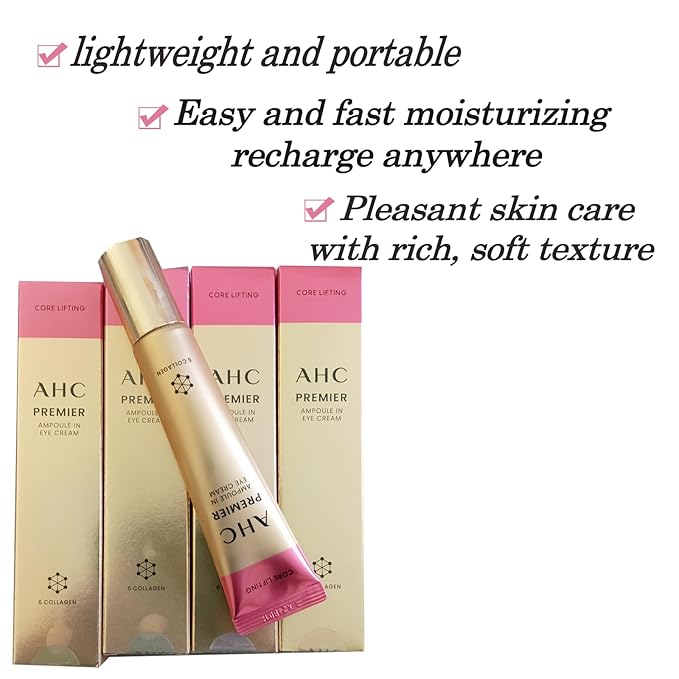 Quick moisturizing charge, Deep nutrition eye cream For AHC Premier Ampoule in Core Lifting Eye Cream Season12, 40ml (2 SET)