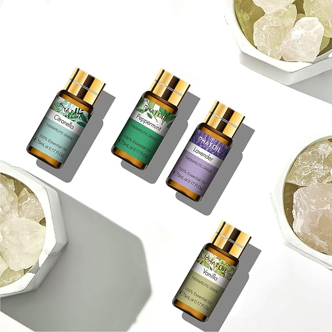 Premium Essential Oils Set, Pure Aromatherapy Oils Gift Set -15 Pack/5ml for Relaxation, Diffuser, Humidifier, Home, Office, Yoga