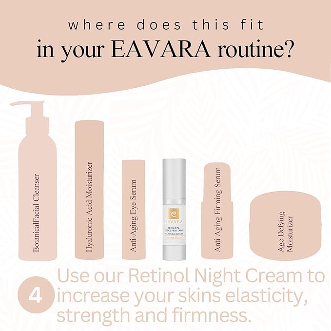 Organic Ultra Face Moisturizer, Natural Facial Cleanser and Retinol Night Cream