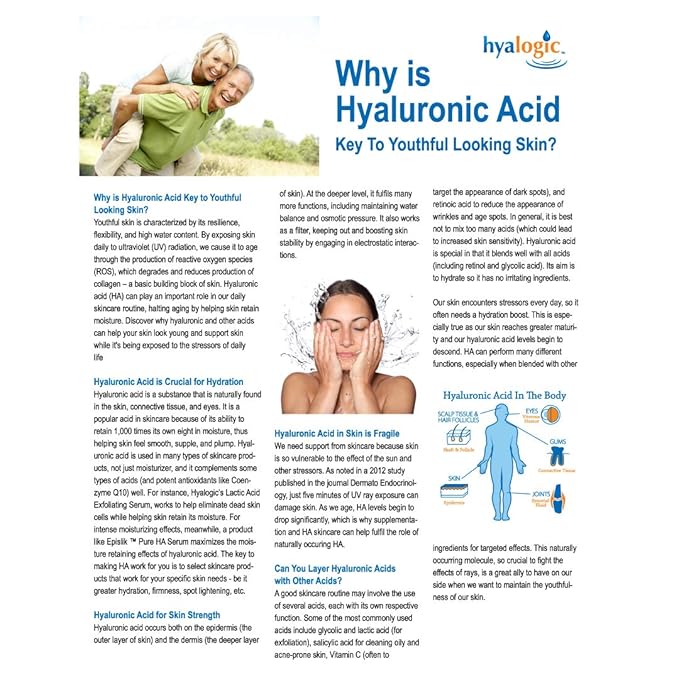 Hyalogic Instant Facelift Serum - Hyaluronic Acid & Pepha®-Tight for Skincare - Facial Serum for Instant Skin Firming, Fine Line & Wrinkle Reduction - Clean Formula for Healthy Skin (1 Fl Oz)