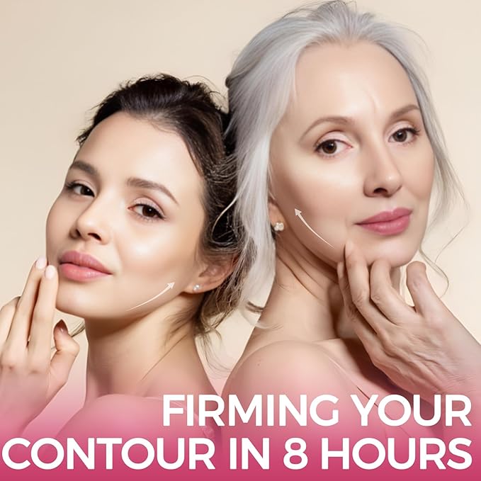 Face Lift Tape, 100 PCS Face Tape Lifting Invisible Under Makeup, Instant Neck Strips for Lifting Sagging Skin, V-Shaped Facial Strips for Brows, Eyes, Jowls, Wrinkles& Double Chin, For All Skin Types