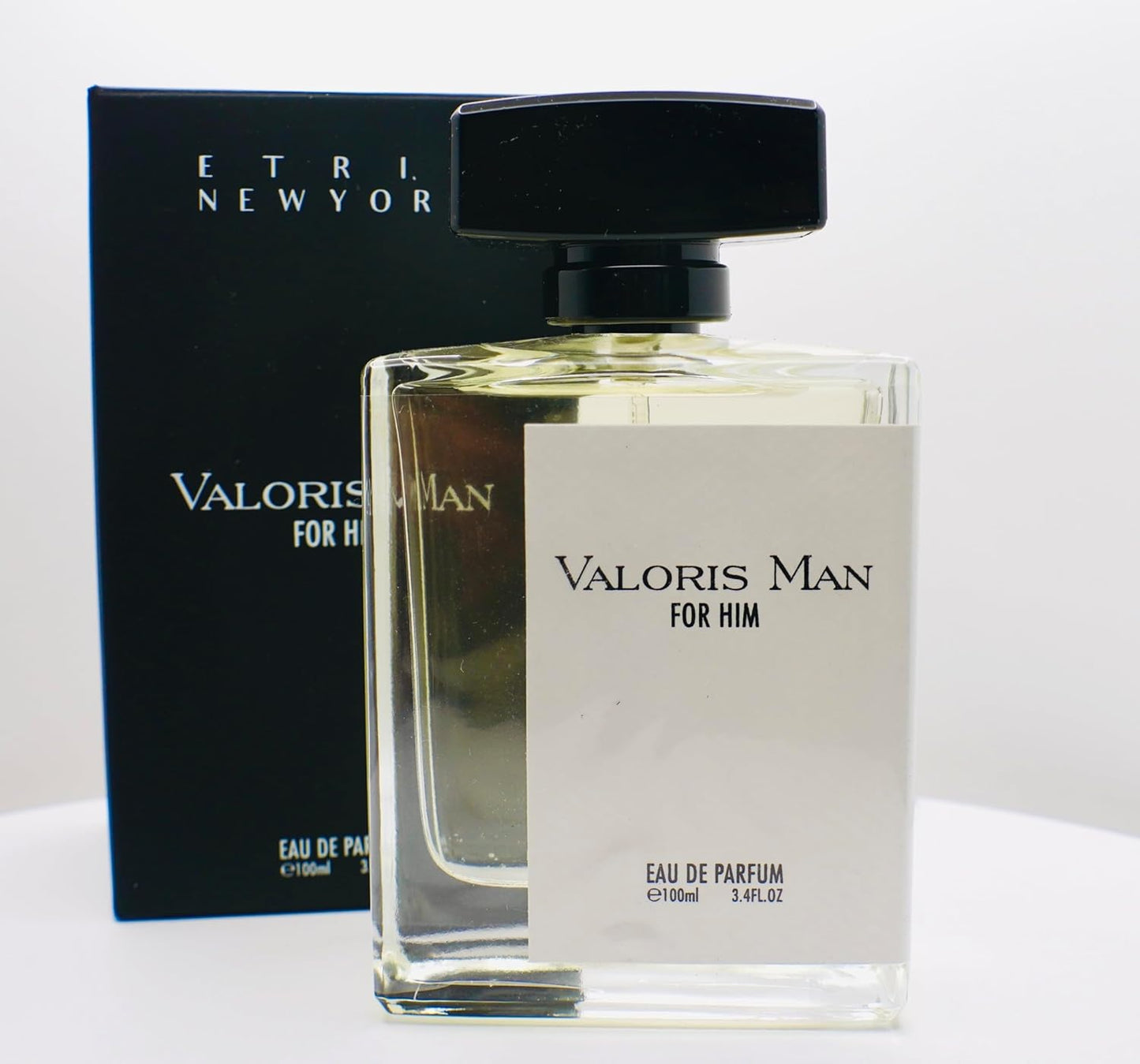 Valoris Man Eau de Parfum, Citrus and Spice Fragrance with Leather and Musk Notes