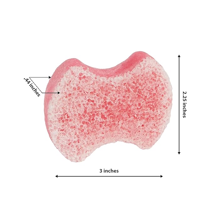 Spongables Pedi Scrub Foot Exfoliating 5+ Wash Travel Sponge, Lavender, 6 Count