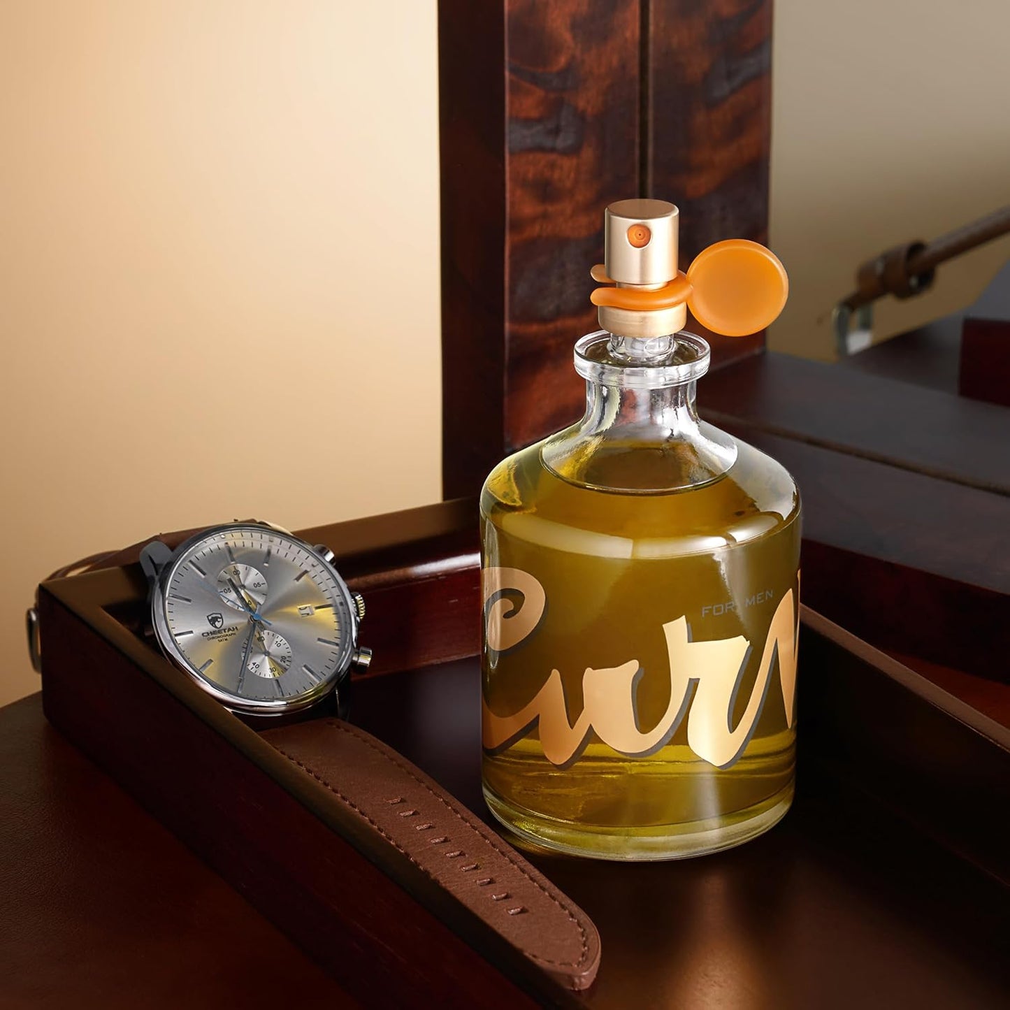 Curve for Men 3 Piece Fragrance Gift Set, Deodorant, Aftershave Balm & Cologne, Spicy Woody Magnetic Scent for Day or Night, 2.5 fl oz