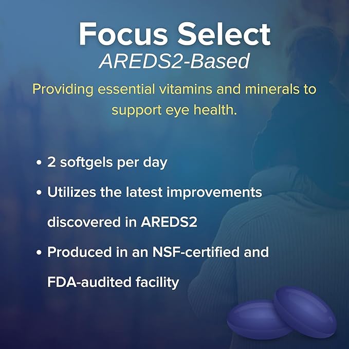 Focus Select AREDS2 Based Eye Vitamin-Mineral Supplement