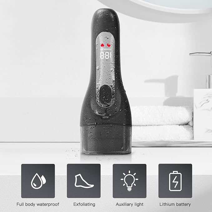 Electric Feet Callus Removers Rechargeable,Portable Electronic Foot File Pedicure Tools, Electric Callus Remover Kit,Professional Pedi Feet Care Perfect for Dead,Hard Cracked Dry Skin Ideal Gift