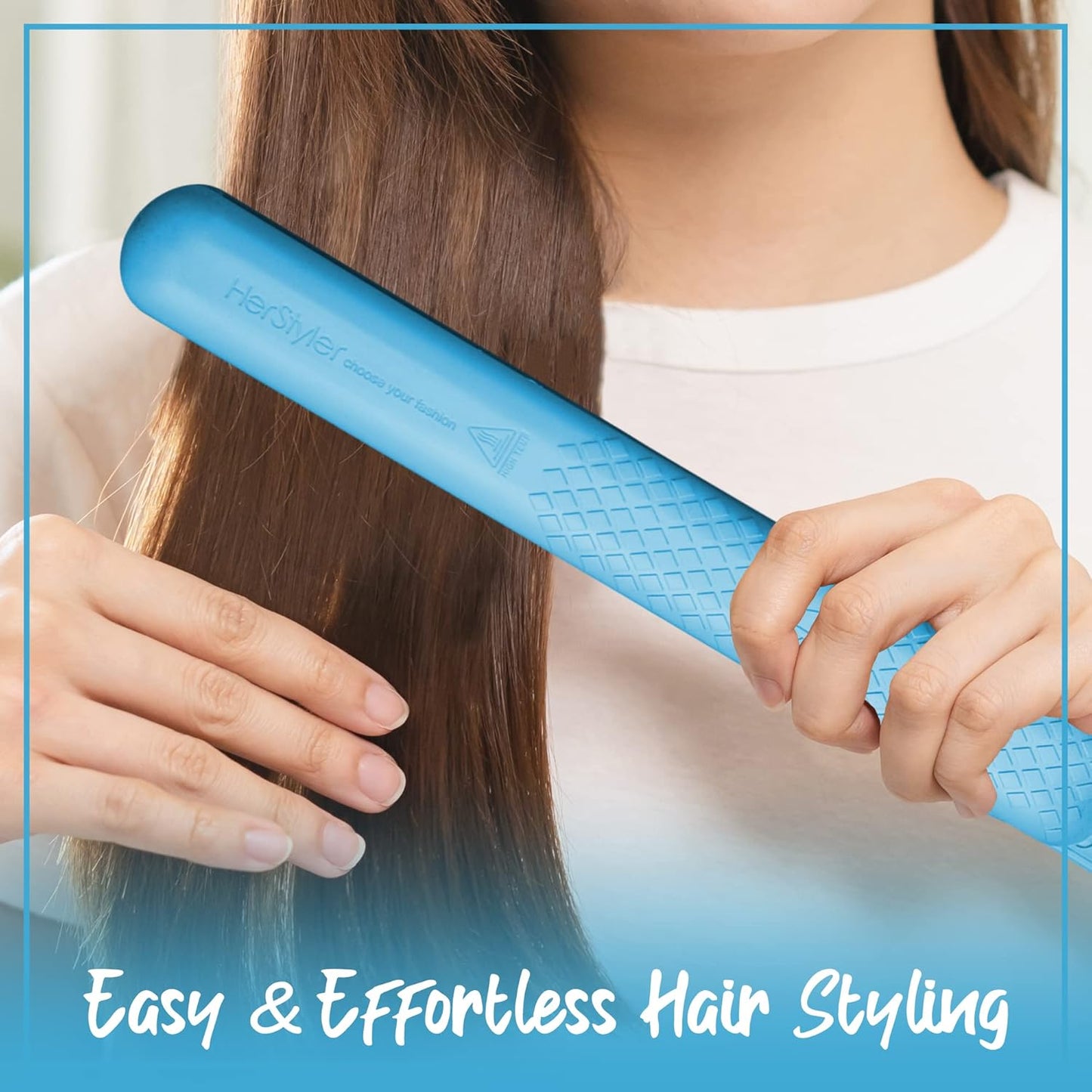 Herstyler Colorful Seasons Flat Iron - Blue