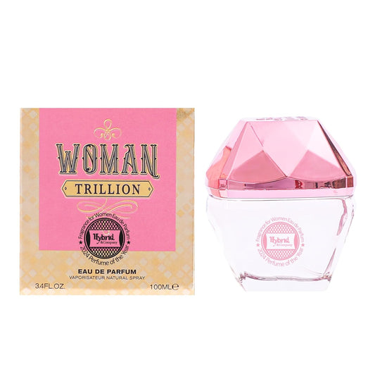 Hybrid & Company Women Trillion Pink Eau De Parfum Vaporisateur Natural Spray 3.4 Fl Oz